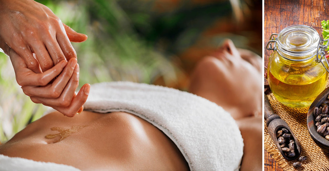 Navel Oiling with Castor Oil