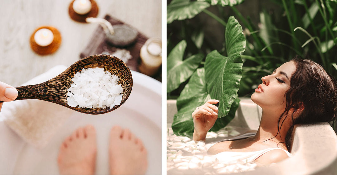 Health benefits of salt baths