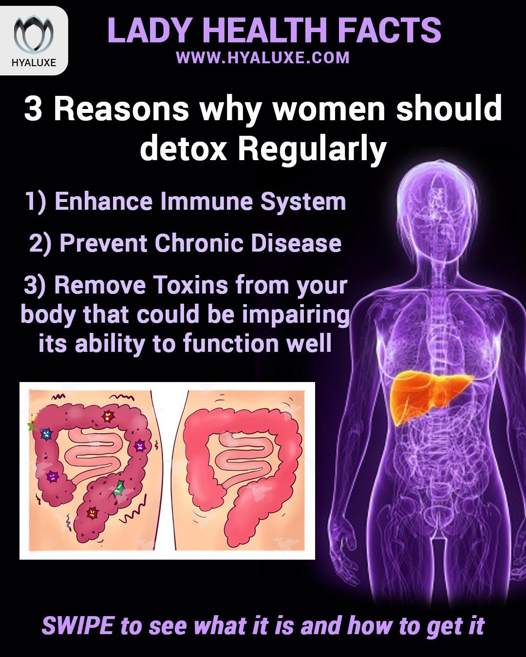 3 Reasons why women benefit from (and should be doing!) regular detoxes! - Hyaluxe Body