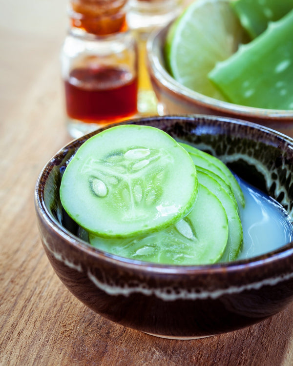 Cucumber for the skin