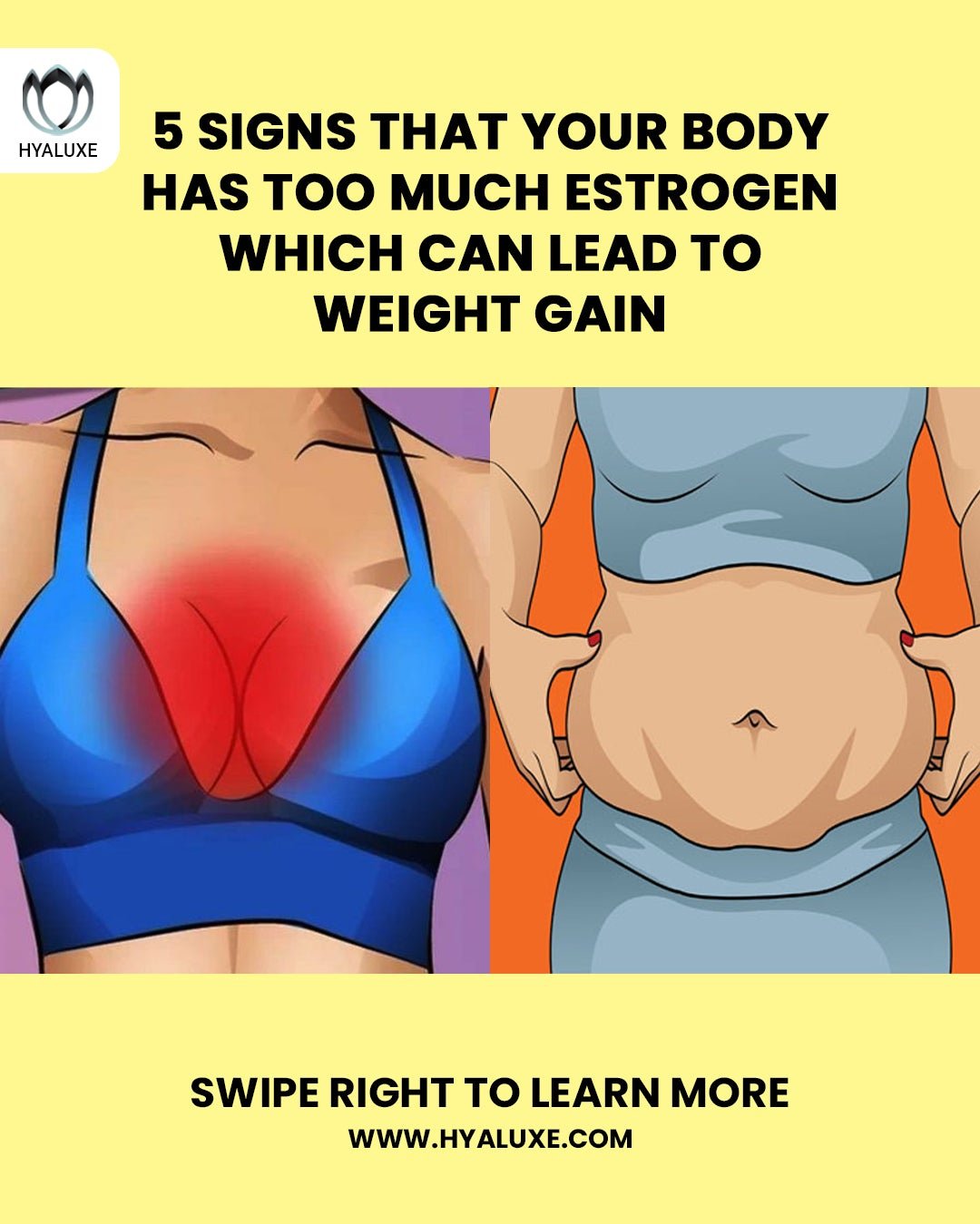 Is estrogen making you fat? Here is how it can and what to do... - Hyaluxe Body