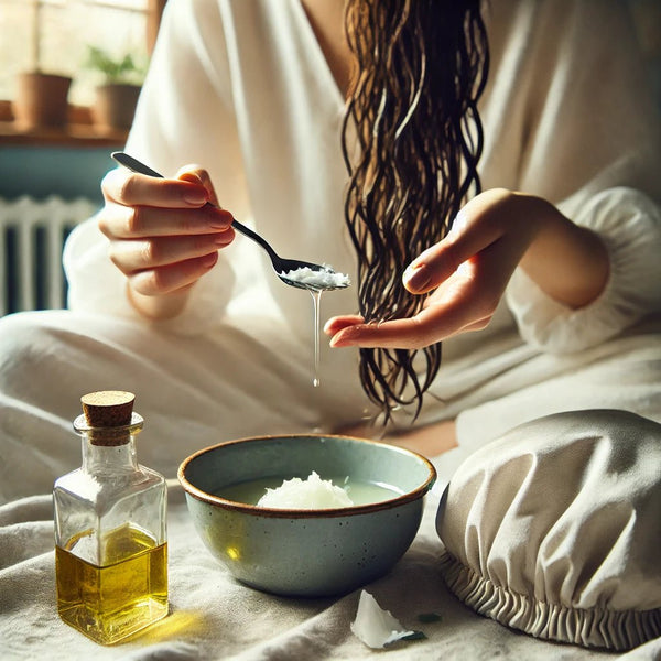 Simple Two-Ingredient Coconut Oil Hair Mask Recipe
