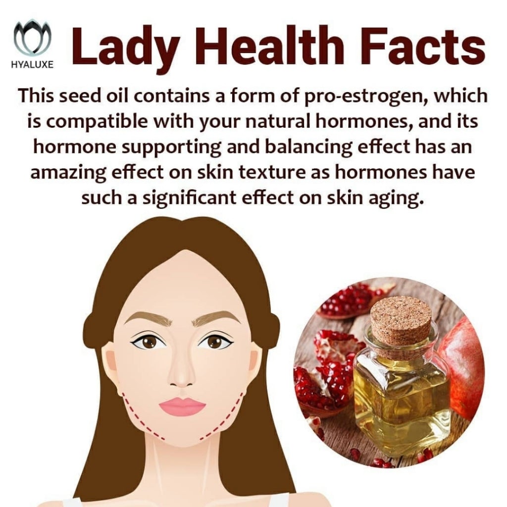 The oil that works with your hormones... - Hyaluxe Body