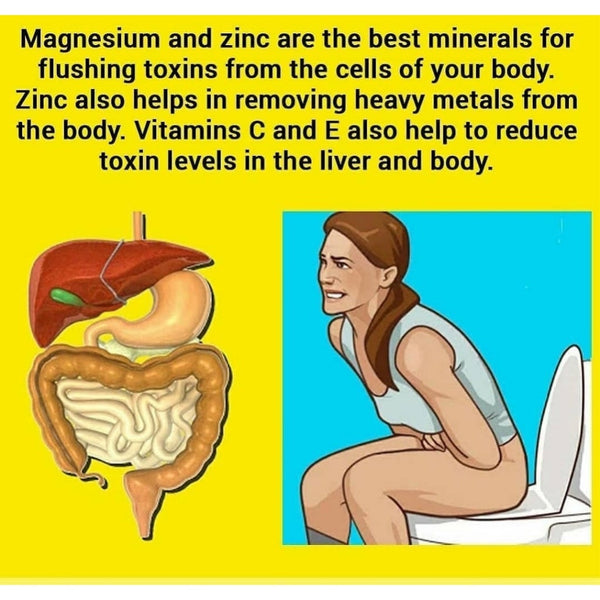 These two minerals are amazing for flushing out toxic chemicals in your body...