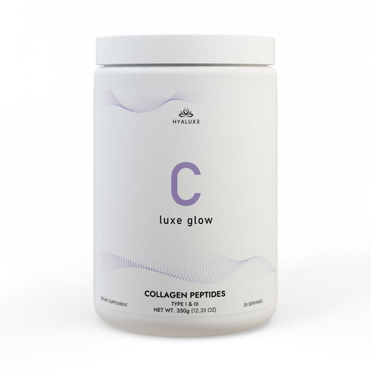 GLOW Collagen Peptides Type I & III Supplement (350g, 12.3oz)