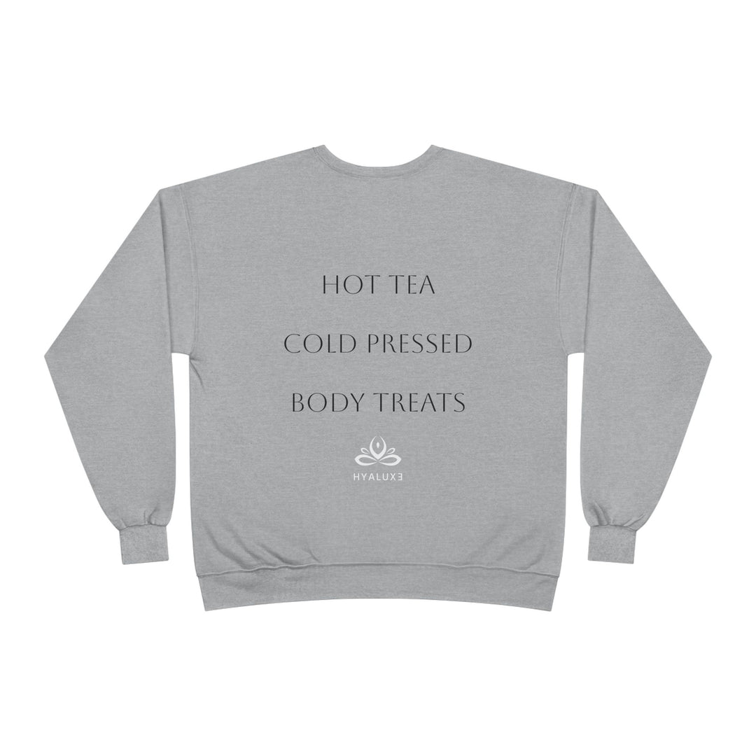 'HOT TEA, COLD PRESSED, BODY TREATS' EcoSmart® Sweat