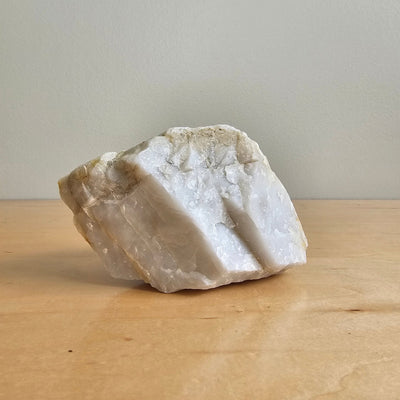 1.8lb Raw Milky Quartz Stone - Hyaluxe Body