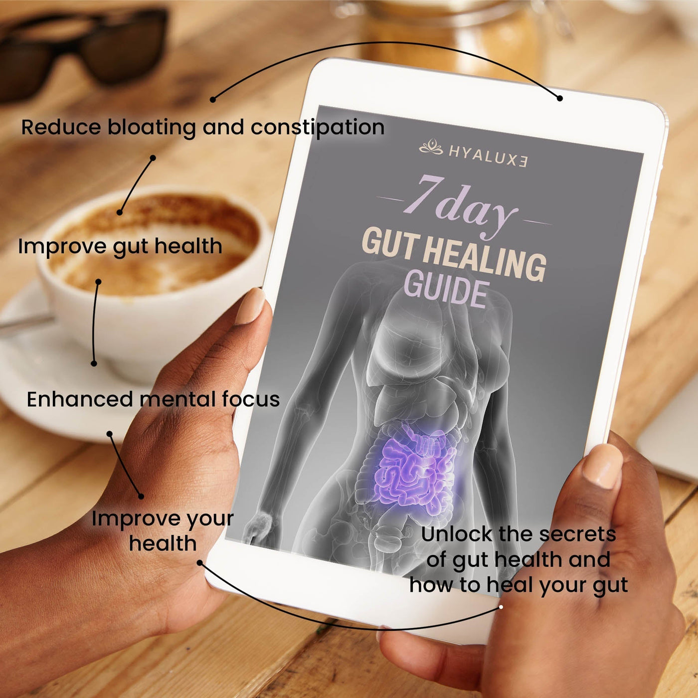 30 Day Gut Healing Bundle: HOME, LUXE, ALLURE and Bath Pods - Hyaluxe Body
