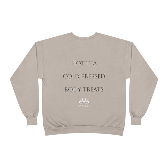 'HOT TEA, COLD PRESSED, BODY TREATS' EcoSmart® Sweat