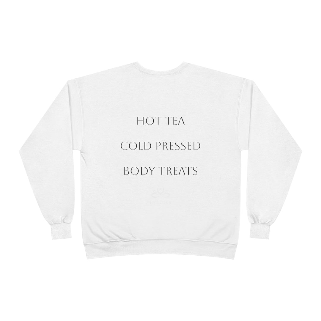 'HOT TEA, COLD PRESSED, BODY TREATS' EcoSmart® Sweat