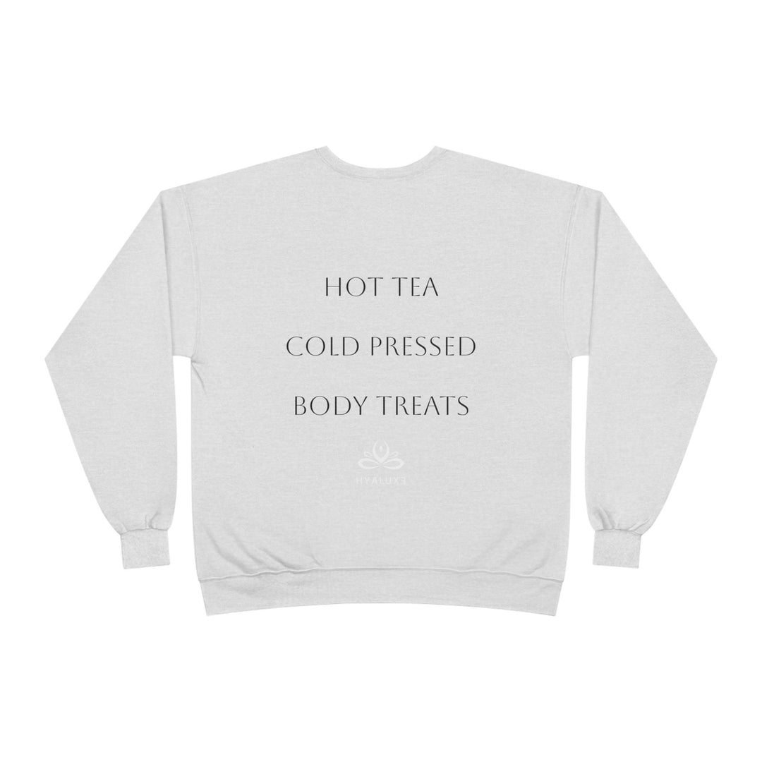 'HOT TEA, COLD PRESSED, BODY TREATS' EcoSmart® Sweat