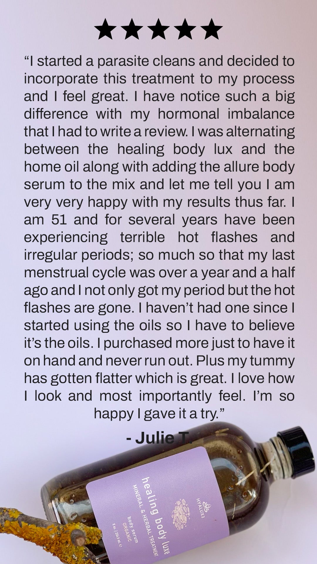 healing body luxe organic review