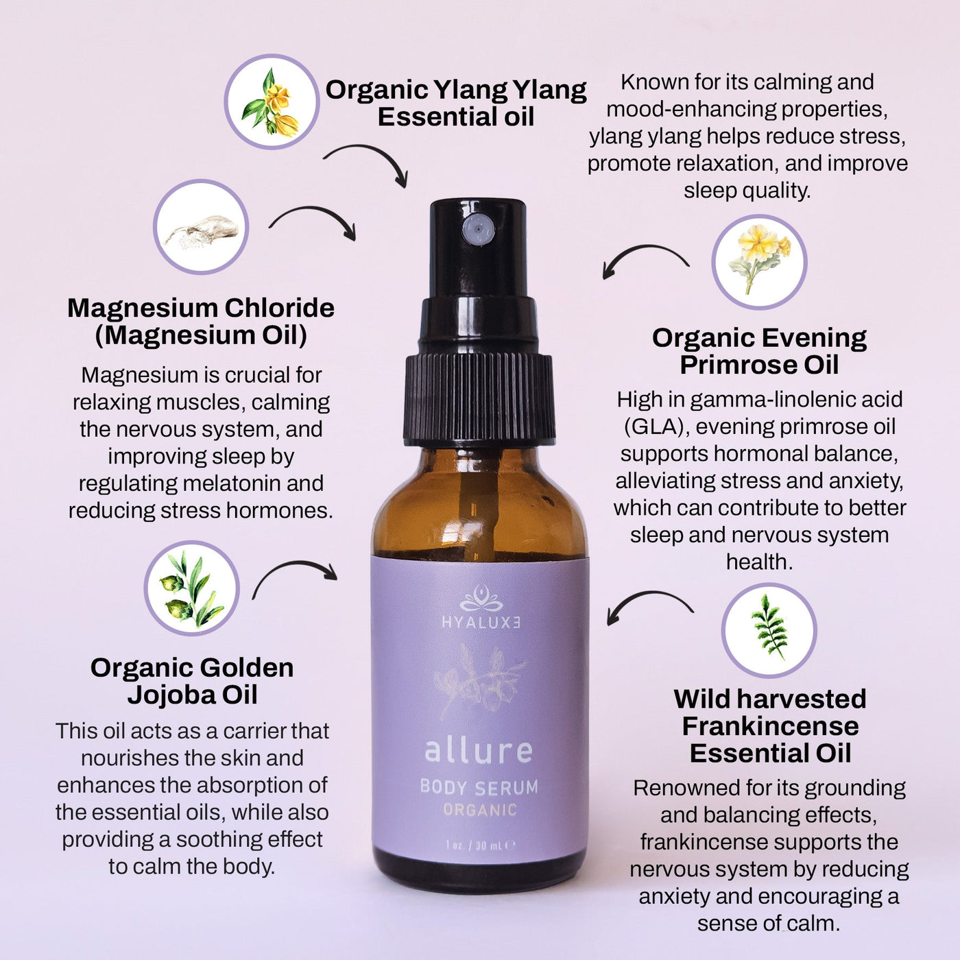 ALLURE: Magnesium Body Serum - Hyaluxe Body