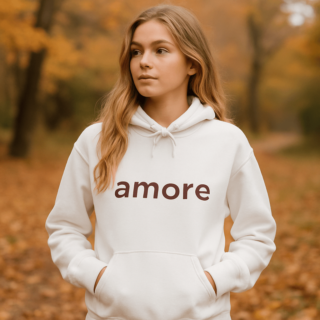 "Amore" Hooded Sweatshirt - Hyaluxe Body