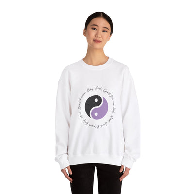 Balanced Mind, Body, Spirit™ Crewneck Sweatshirt - Hyaluxe Body