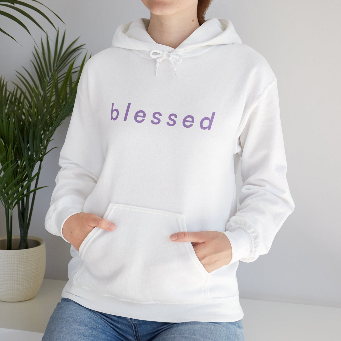 "Blessed" Hooded Sweatshirt - Hyaluxe Body