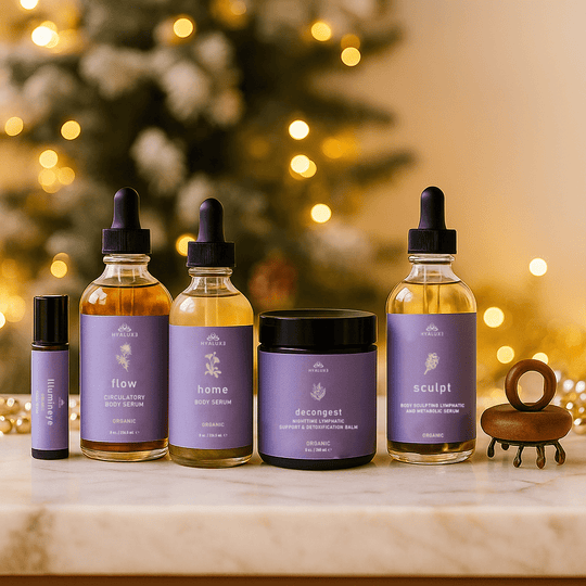 Body Decongestant Bundle for lymphatic and circulatory detoxification with digestive and metabolic stimulation - Hyaluxe Body