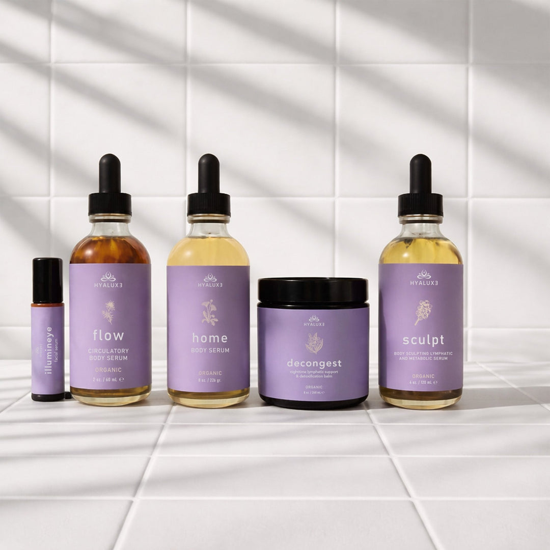 Body Decongestant Bundle for lymphatic and circulatory detoxification with digestive and metabolic stimulation - Hyaluxe Body