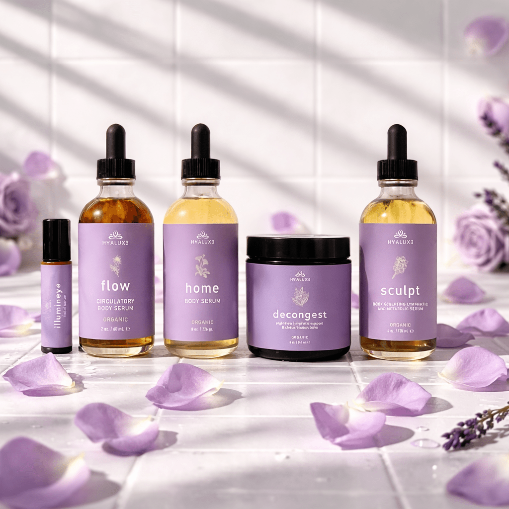 Body Decongestant Bundle for lymphatic and circulatory detoxification with digestive and metabolic stimulation - Hyaluxe Body