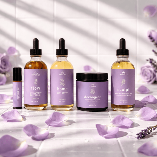 Body Decongestant Bundle for lymphatic and circulatory detoxification with digestive and metabolic stimulation - Hyaluxe Body