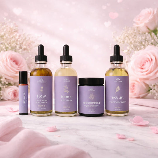 Body Decongestant Bundle for lymphatic and circulatory detoxification with digestive and metabolic stimulation - Hyaluxe Body