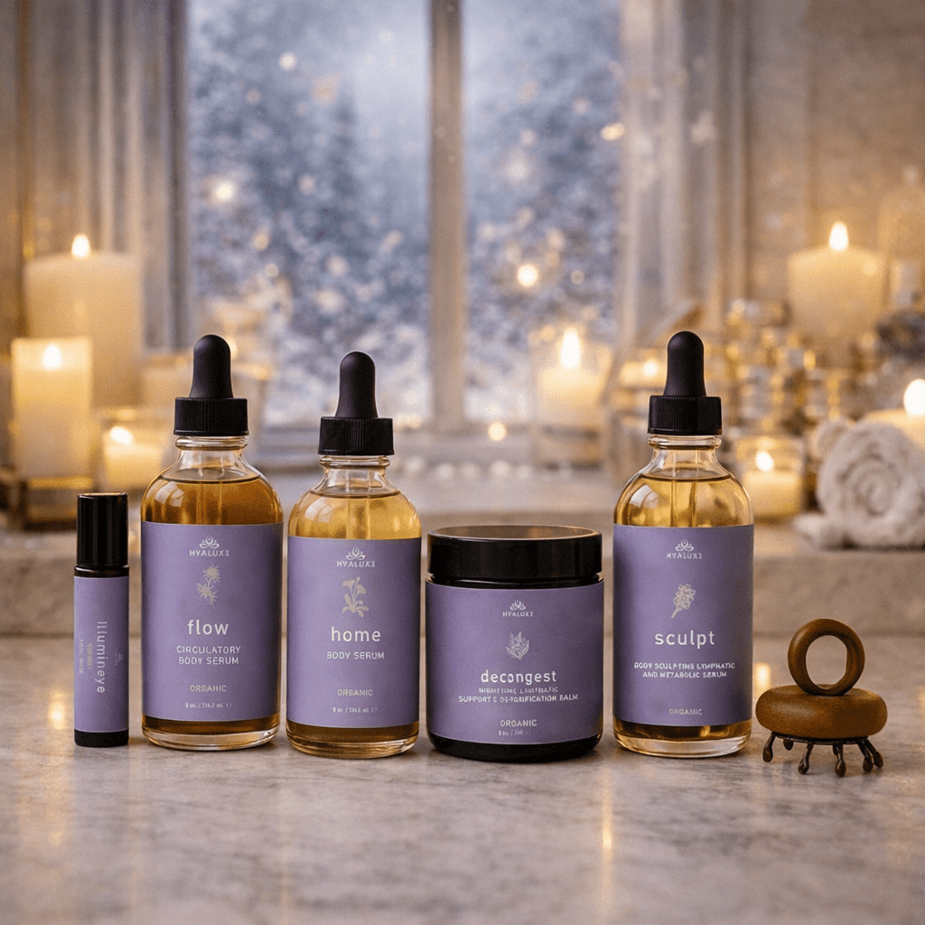 Body Decongestant Bundle for lymphatic and circulatory detoxification with digestive and metabolic stimulation - Hyaluxe Body