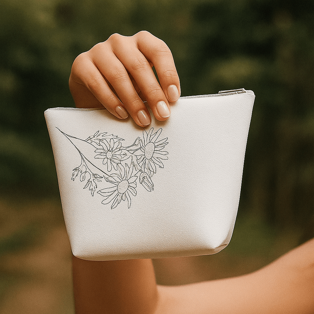 Cotton Chamomile Flower Serum Tote - Hyaluxe Body