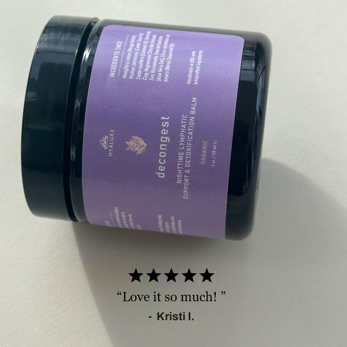DECONGEST: Overnight Lymphatic Drainage and Detoxification Balm - Hyaluxe Body
