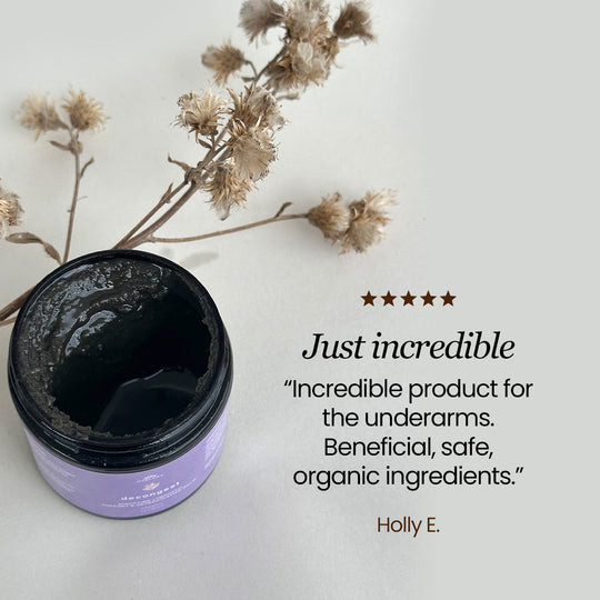 DECONGEST: Overnight Lymphatic Drainage & Natural Deodorant Balm | Aluminum-Free Night Detox - Hyaluxe Body