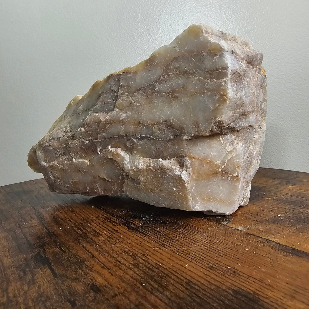 Earths Veins Raw Quartz Stone - Hyaluxe Body