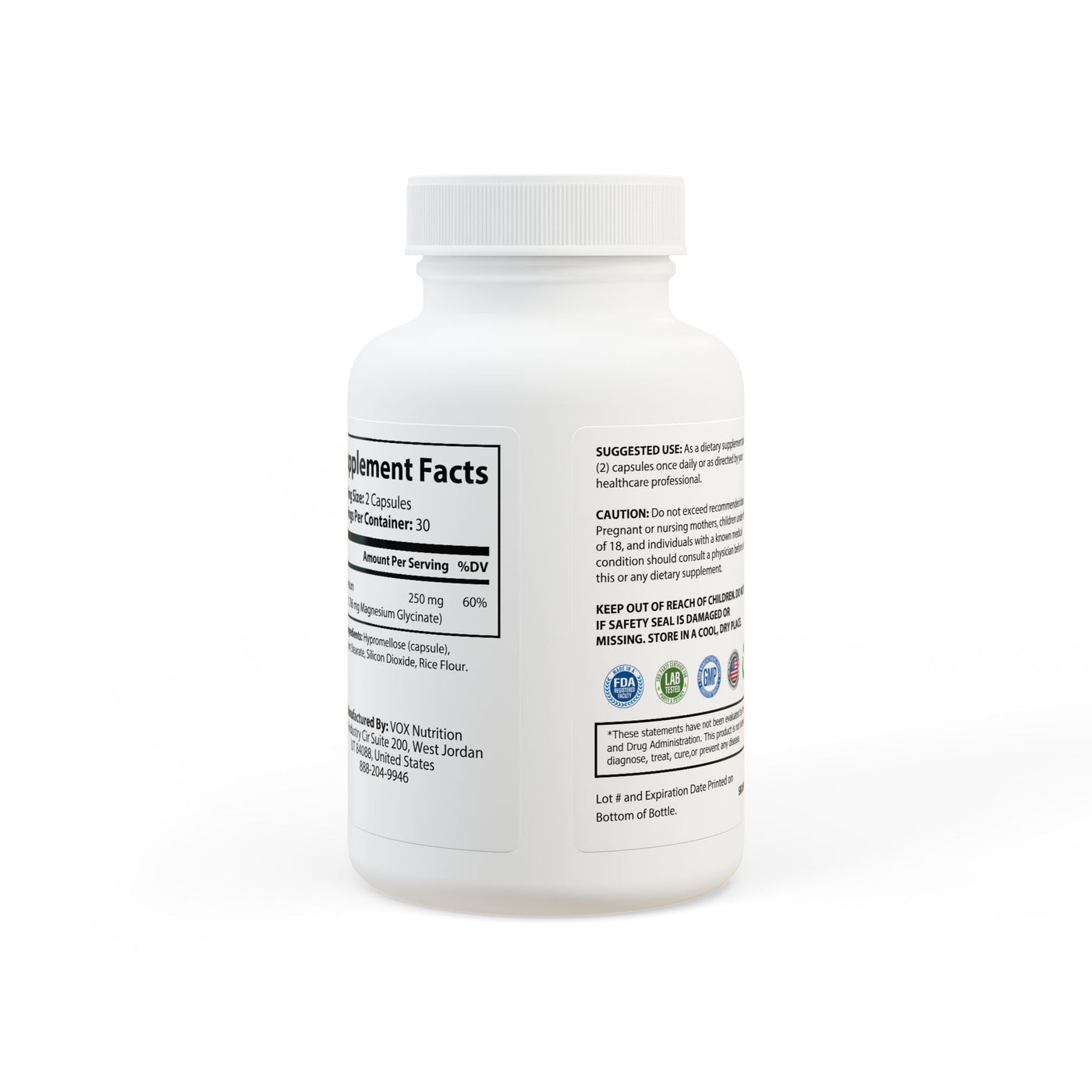 EASE: Magnesium Glycinate Supplement - Hyaluxe Body