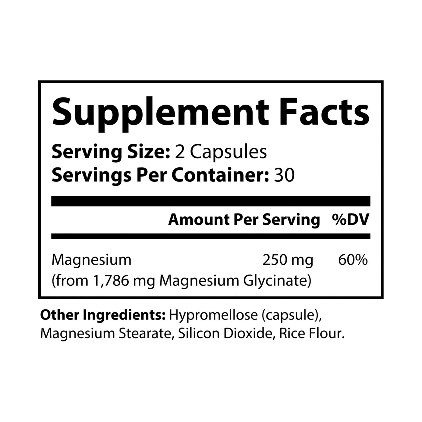 EASE: Magnesium Glycinate Supplement - Hyaluxe Body