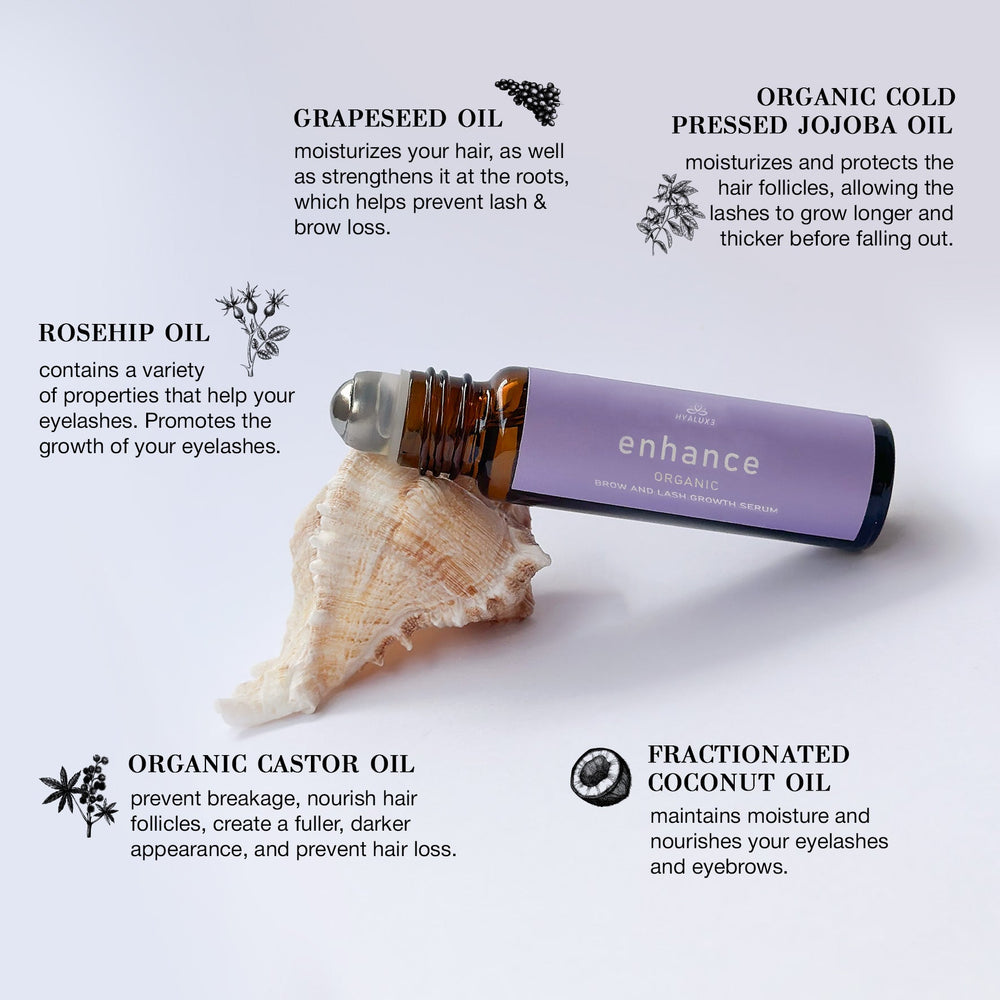 ENHANCE: Brow and Lash Growth Serum - Hyaluxe Body
