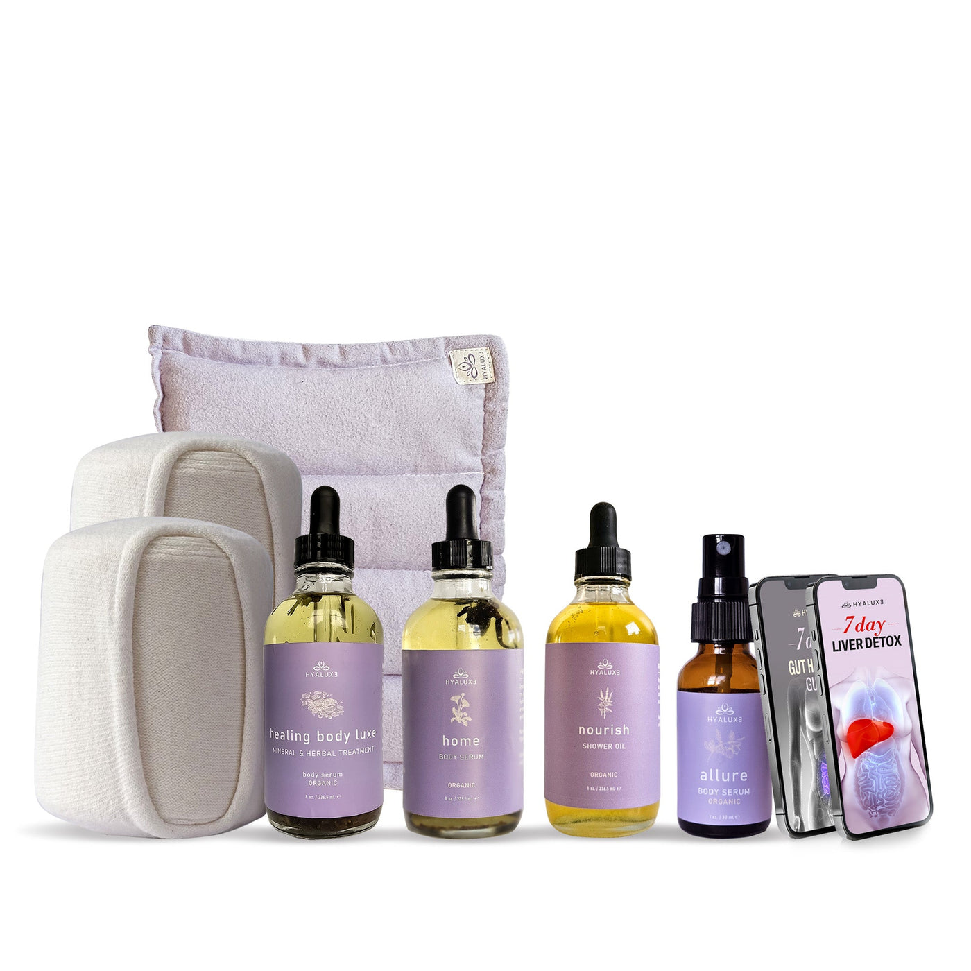 Fat loss, metabolism, skin tightening, sleep, gut and liver complete decongestant support bundle - Hyaluxe Body