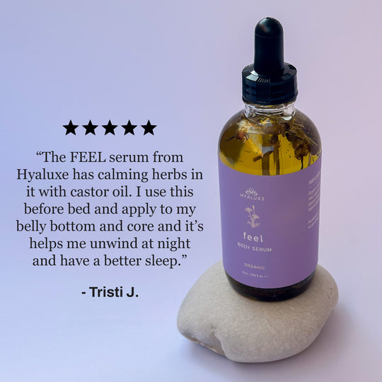 FEEL: Soothing Mind and Inflammation Body Serum with cotton wrap - Hyaluxe Body