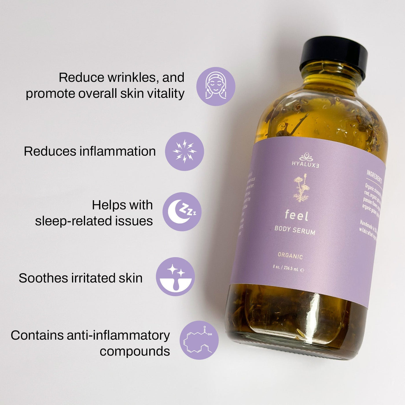 FREE FEEL Serum for soothing Mind and Body - Hyaluxe Body