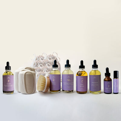 Complete total restoration: Hormone, Cortisol, Lymphatic, Gut, Liver, Hair and Skin Reset and Restore bundle.
