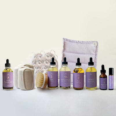 Complete total restoration: Hormone, Cortisol, Lymphatic, Gut, Liver, Hair and Skin Reset and Restore bundle.