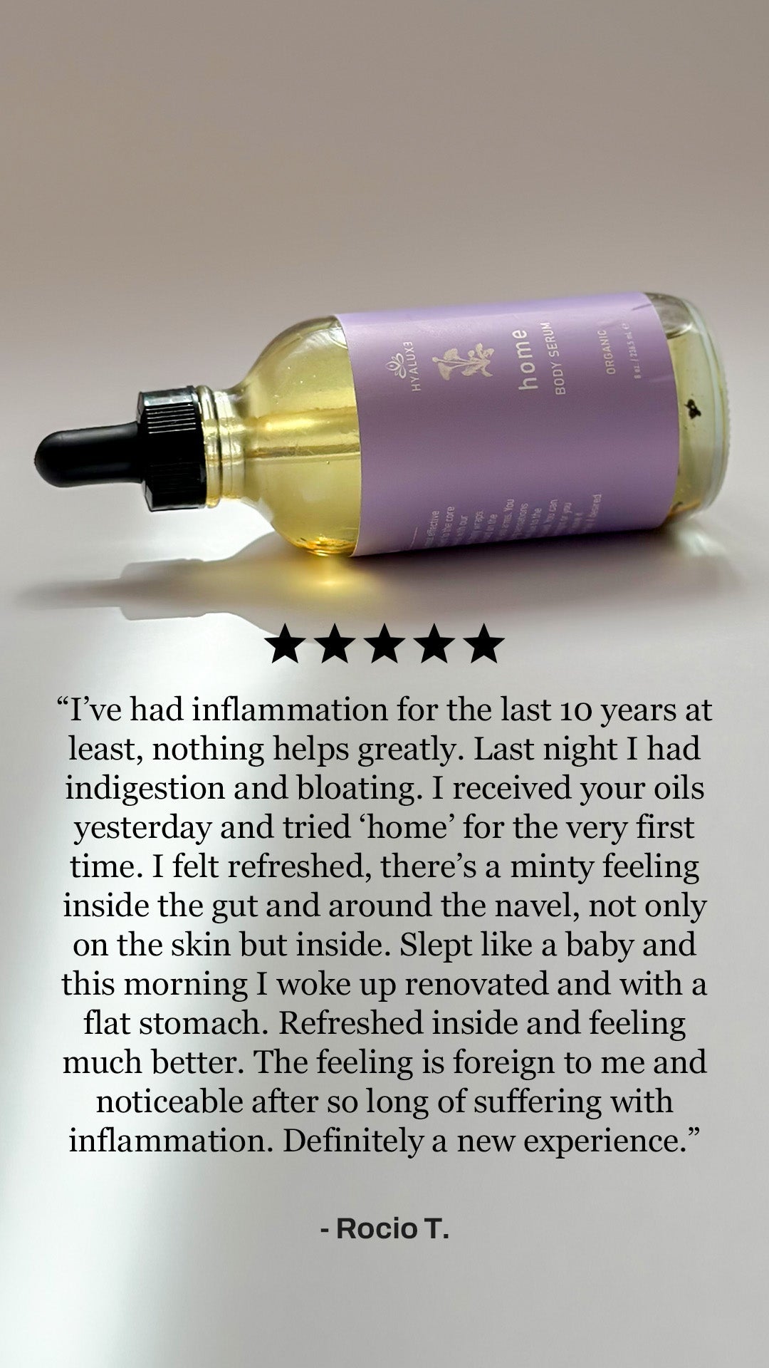 HOME: Castor Oil Serum for Liver, Kidney & Gut Support | Digestive & Lymphatic Health - Hyaluxe Body