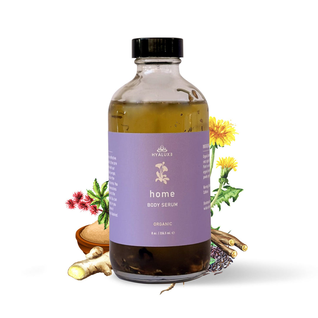 HOME: Infused Castor Oil Serum for Digestive and Lymphatic Health - Hyaluxe Body