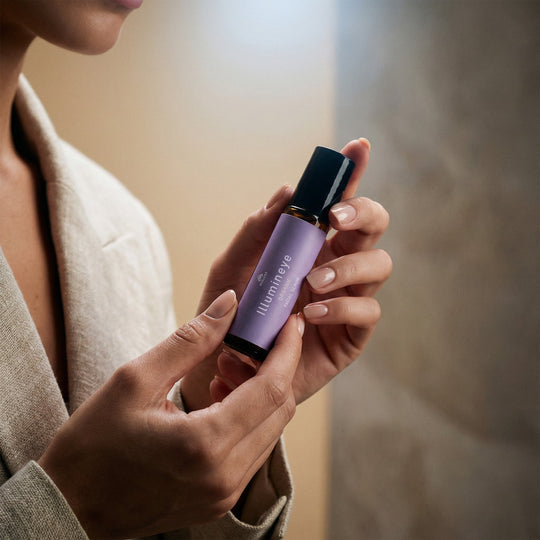 ILLUMINEYE: Roll on Enhanced Castor Blend for Face and Neck - Hyaluxe Body