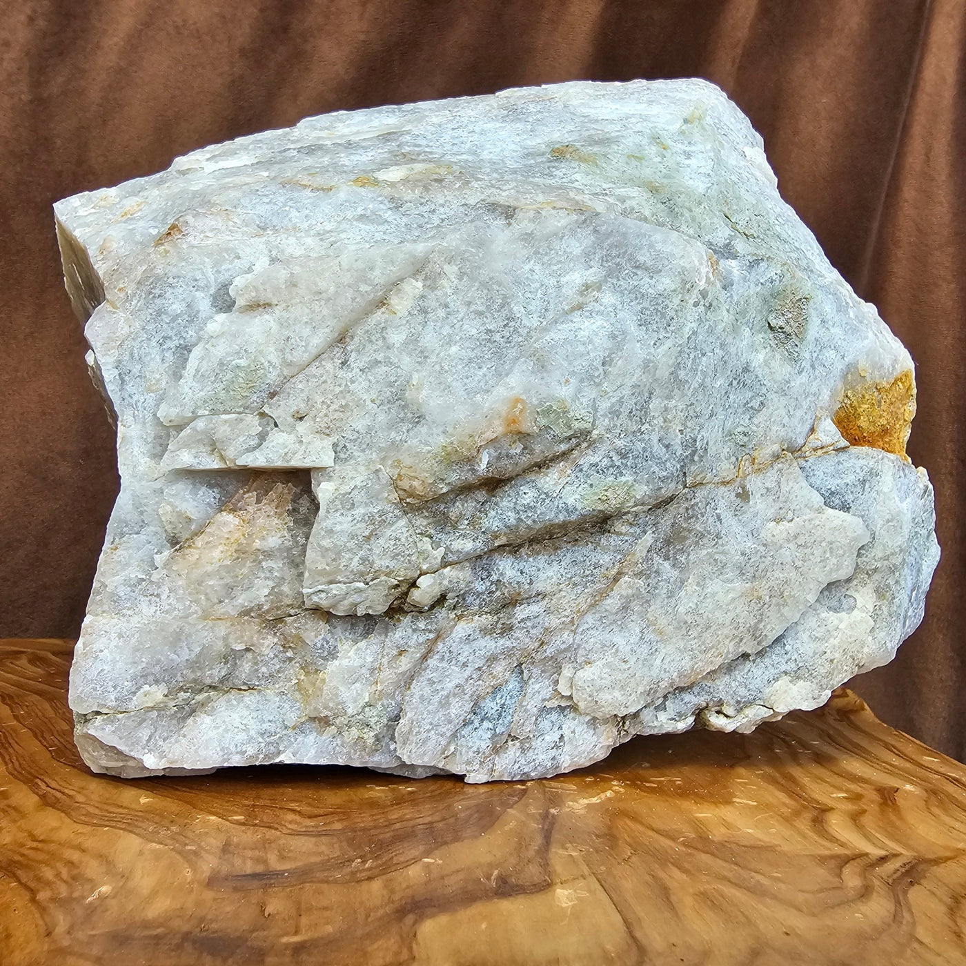 Large Textured Milky Quartz Stone - Hyaluxe Body