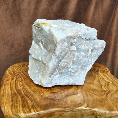 Large Textured Milky Quartz Stone - Hyaluxe Body