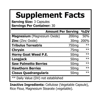 LIFE: Magnesium Zinc Supplement - Hyaluxe Body