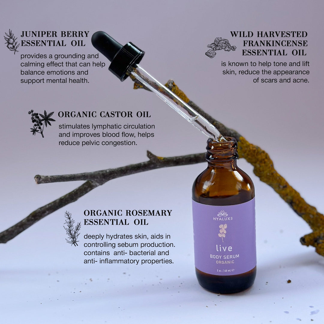 LIVE: Enhanced Castor Oil Serum - Hyaluxe Body