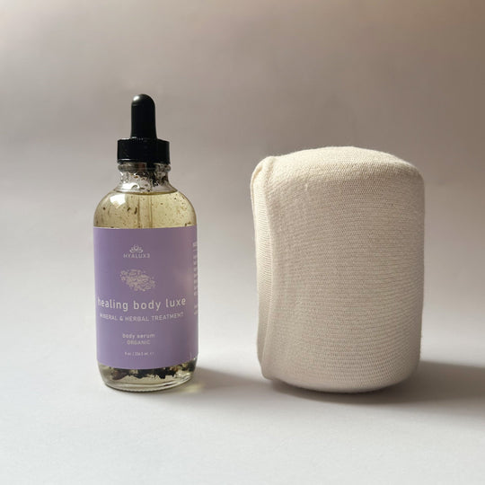 LUXE: Magnesium Herbal serum for metabolism and skin with cotton wrap - Hyaluxe Body