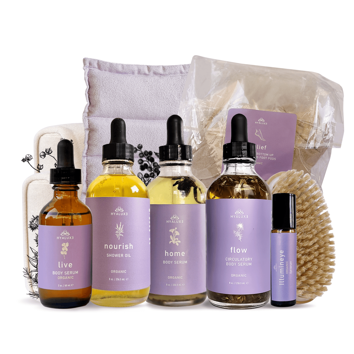 Lymphatic and Circulatory, Face and Body Restoration Bundle - Hyaluxe Body