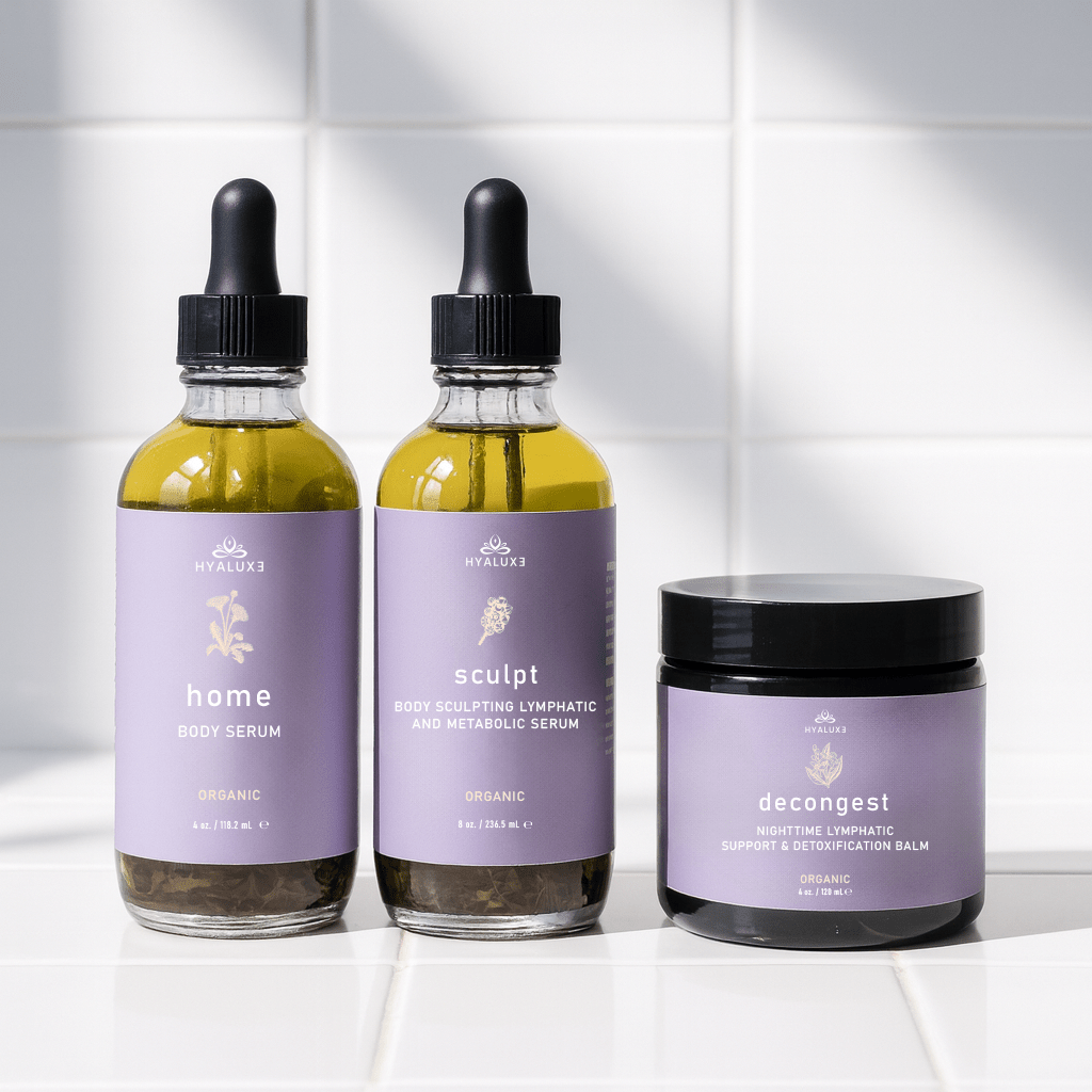 Lymphatic Stimulation Bundle for Metabolism, Digestion and Body Congestion - Hyaluxe Body