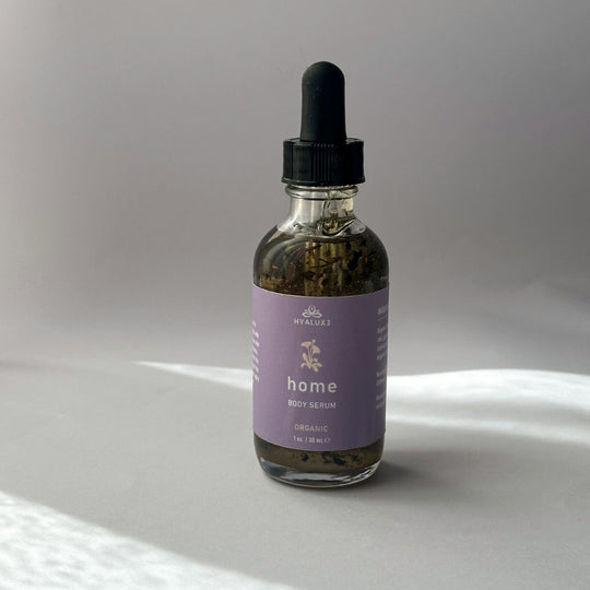 Mini 2oz HOME: Travel Size Enhanced Castor Oil Serum for Digestive and Lymphatic Health - Hyaluxe Body