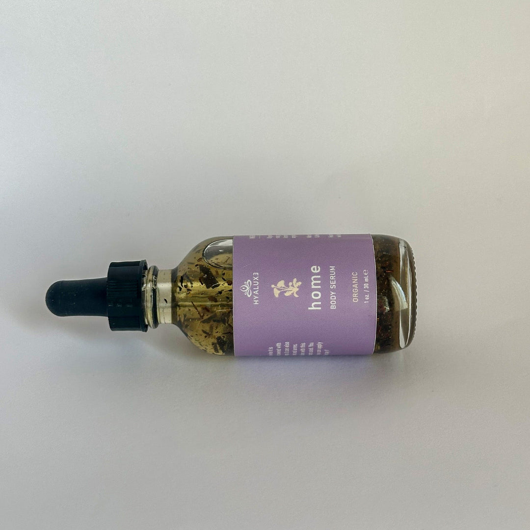 Mini 2oz HOME: Travel Size Enhanced Castor Oil Serum for Digestive and Lymphatic Health - Hyaluxe Body